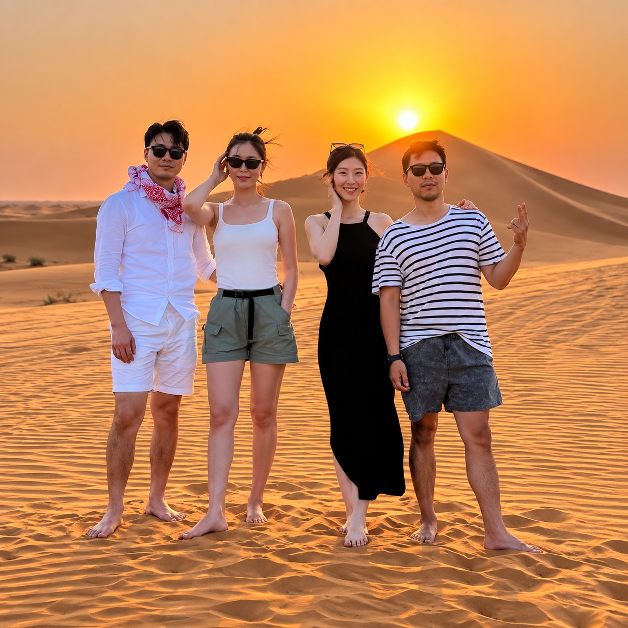 Shared desert safari Dubai with camel ride