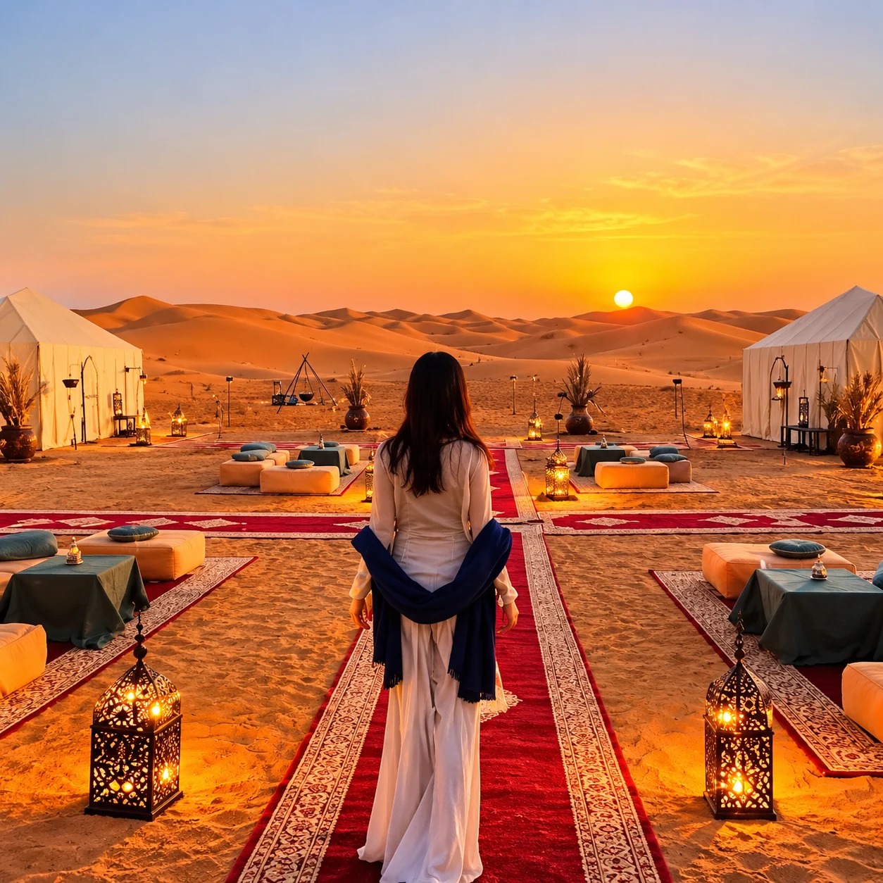 Luxury Desert Safari Dubai with Land Cruiser