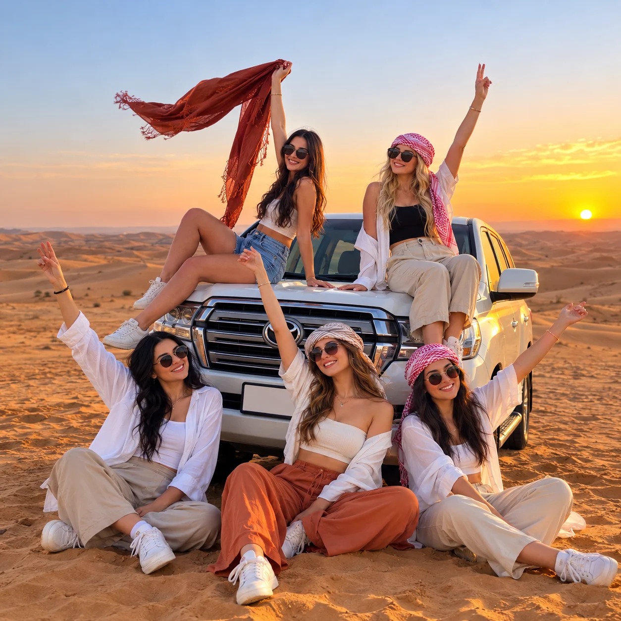 VIP desert safari Dubai with camel ride